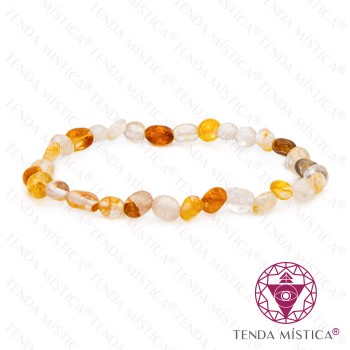 Pulseira Quartzo Rutilado Irregular