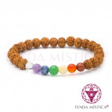 Pulseira Rudraksha + Chakras