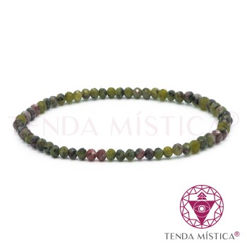 Pulseira Sangue de Dragão Multifacetada 4mm