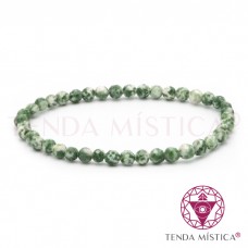 Pulseira Ágata Árvore Multifacetada 4mm
