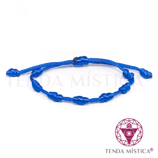 Pulseira 7 Nós Azul