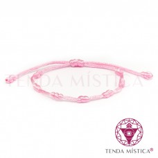 Pulseira 7 Nós Rosa