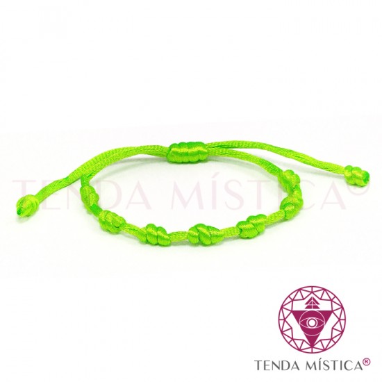 Pulseira 7 Nós Verde