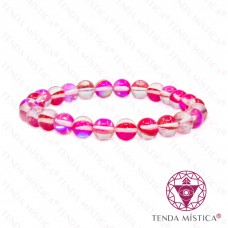 Pulseira Quartzo Aura Multicolor - 8mm