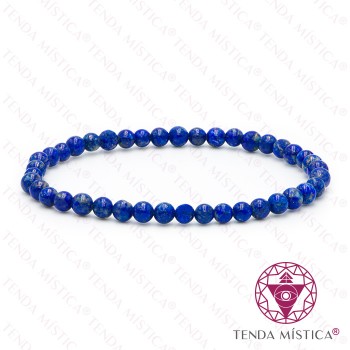 Pulseira Lápis Lazúli 4mm