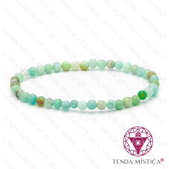 Pulseira Amazonite 4mm