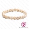 Pulseira Howlite Branca 8mm