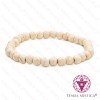 Pulseira Howlite Branca 6mm