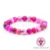Pulseira Ágata Rosa 8mm