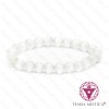 Pulseira Quartzo leitoso - 8mm