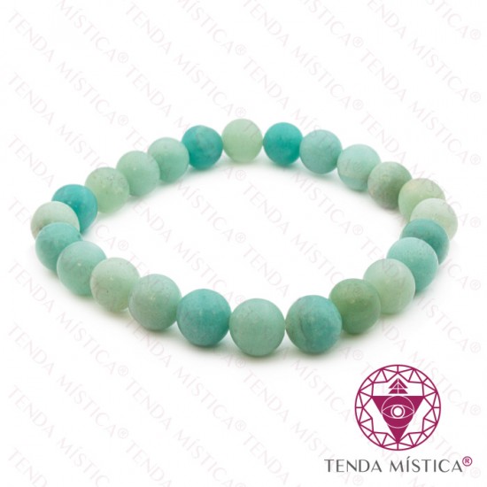 Pulseira Amazonite escura 8mm