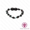 Pulseira Âmbar Negro & Turquesa Bebé 14cm