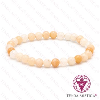 Pulseira Aventurina Rosa 6mm