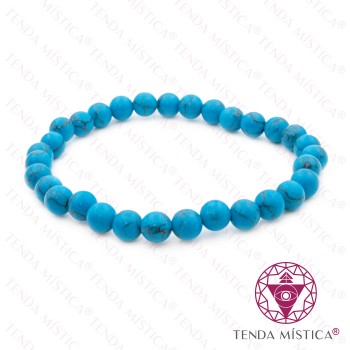 Pulseira Howlite Turquesa 6mm