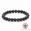 Pulseira Howlite Negra 8mm