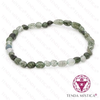 Pulseira Jade Prehnite Irregular