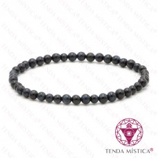 Pulseira Obsidiana Azul 4mm