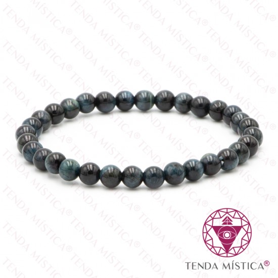 Pulseira Obsidiana Azul 6mm