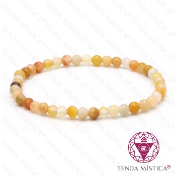 Pulseira Quartzo Hematóide 4mm