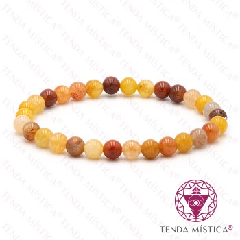 Pulseira Quartzo Hematóide 6mm