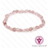 Pulseira Quartzo Morango Irregular