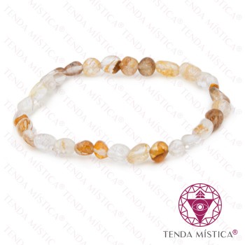 Pulseira Quartzo Rutilado Irregular