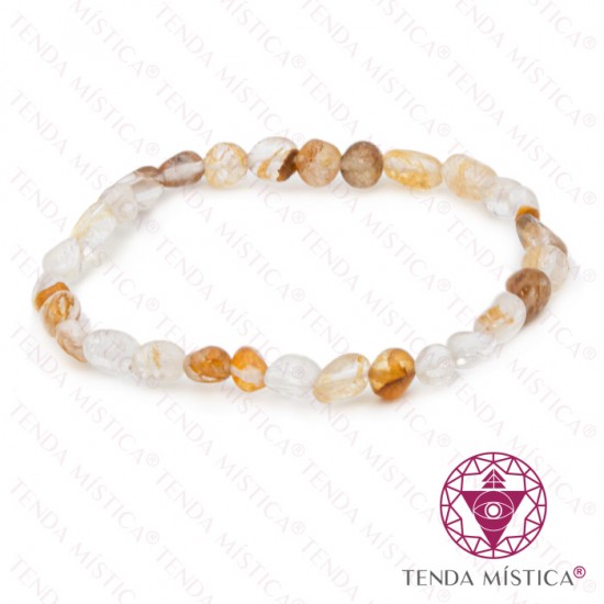Pulseira Quartzo Rutilado Irregular
