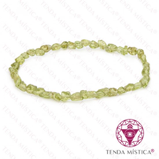 Pulseira Turmalina Verde - Irregular
