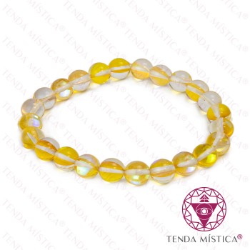 Pulseira Aura Amarela 8mm