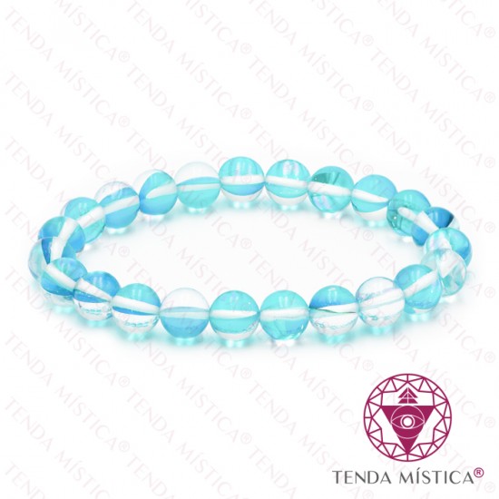 Pulseira Oferta Aqua Aura Clara - 8mm