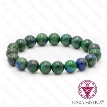 Pulseira Azurite & Amazonite 10mm