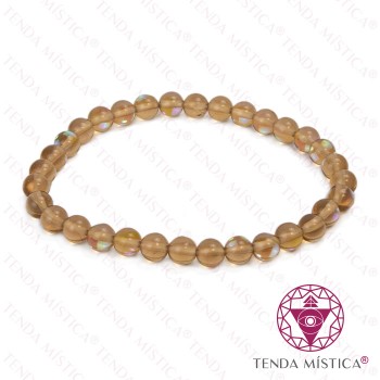 Pulseira Aura Castanha 6mm