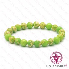 Pulseira Jaspe Imperial Verde 8mm