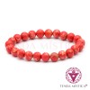 Pulseira Jaspe Imperial Vermelho 8mm