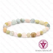 Pulseira Morganite Irregular 