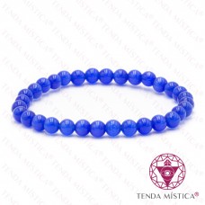 Pulseira Olho de Gato Azul Escuro 6mm