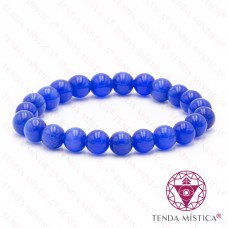 Pulseira Olho de Gato Azul Escuro 8mm