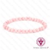 Pulseira Olho de Gato Rosa Claro 6mm