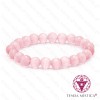 Pulseira Olho de Gato Rosa Claro 8mm