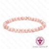 Pulseira Olho de Gato Rosa Velho 6mm