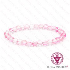 Pulseira Aura Rosa 6mm