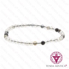 Pulseira Quartzo Turmalinado 4mm