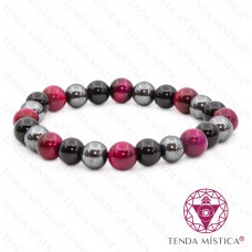 Pulseira Proteção 3 Poderes - Amor 8mm