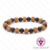 Pulseira Rudraksha + Ónix