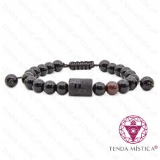 Pulseira Signo Ajustável Capricórnio Olho de Boi