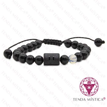 Pulseira Signo Ajustável Gémeos Opala
