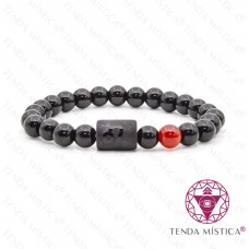 Pulseira Signo Leão Ágata Fogo
