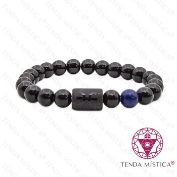 Pulseira Signo Peixes Lápis Lazúli