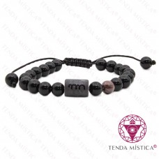 Pulseira Signo Ajustável Virgem Olho de Boi