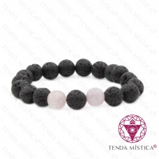 Pulseira Signo Touro Quartzo Rosa Criança